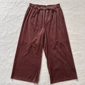 NWT Mayoral Girls Wide Leg Corduroy Pants in Dusty Rose